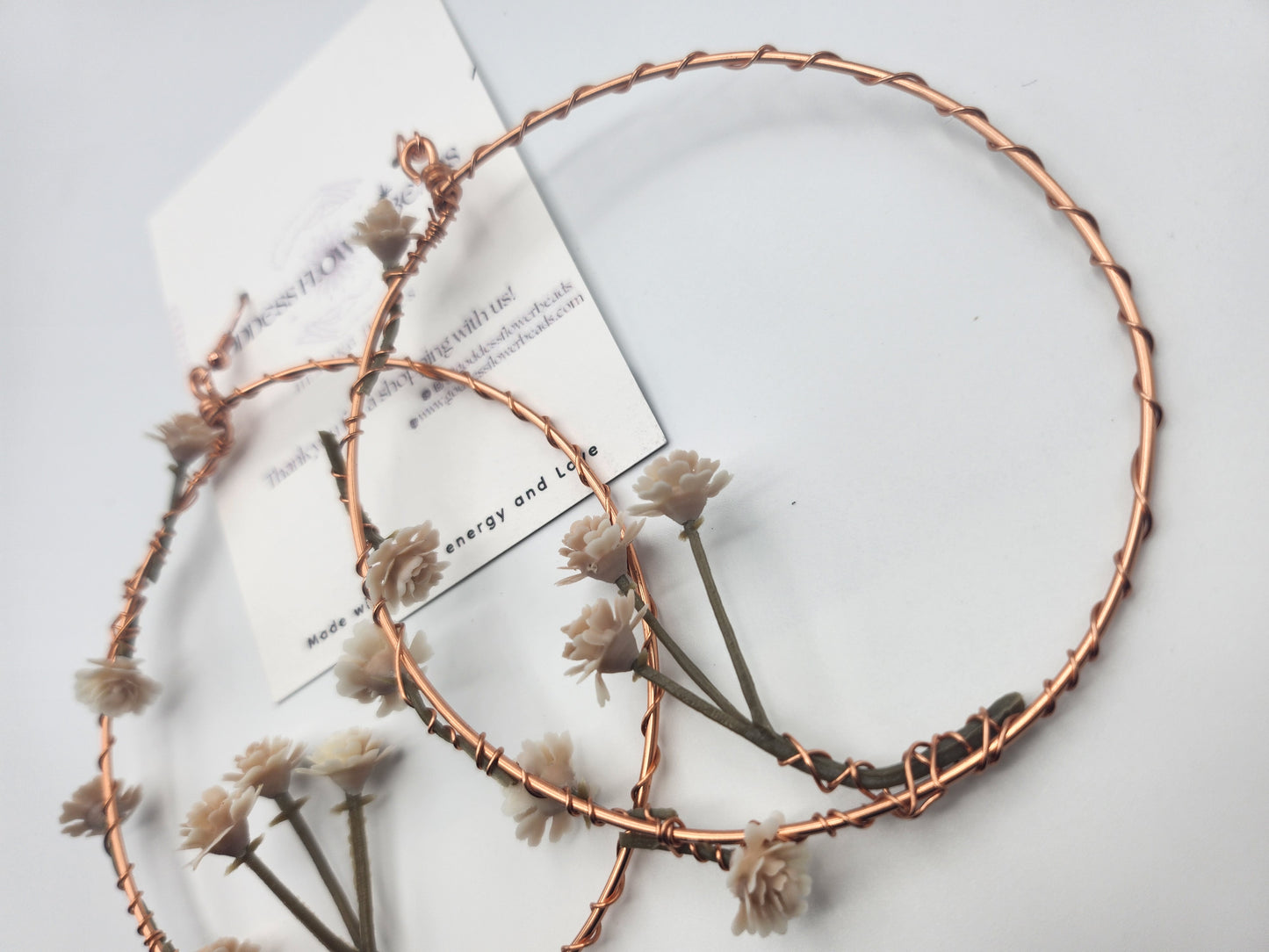 Blooming Hoop Earrings