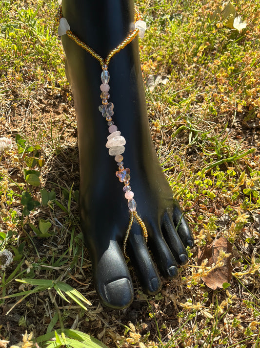 Crystal Beaded Anklets ( Sandal Anklets)