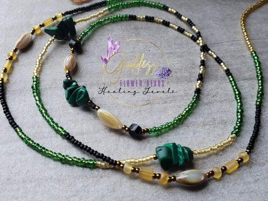 Malachite Waist Beads