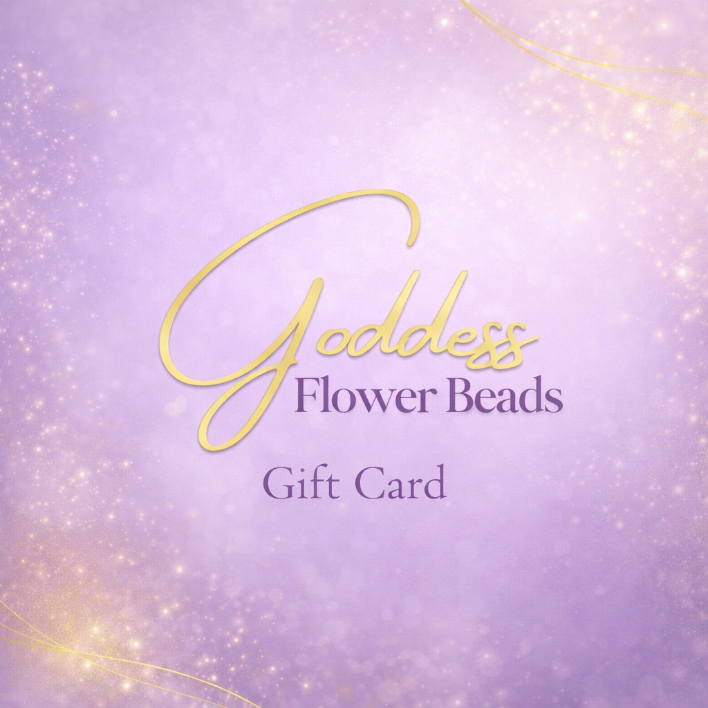 Goddess Flower Beads Gift Card