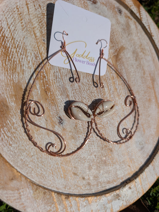 Goddess Droplet Hoops