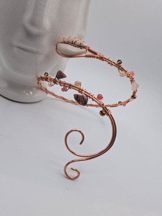 Copper Wrapped Arm Cuff